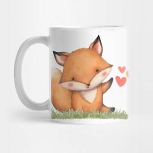 Valentines Fox Mug
